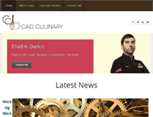 Tablet Screenshot of cadculinary.com